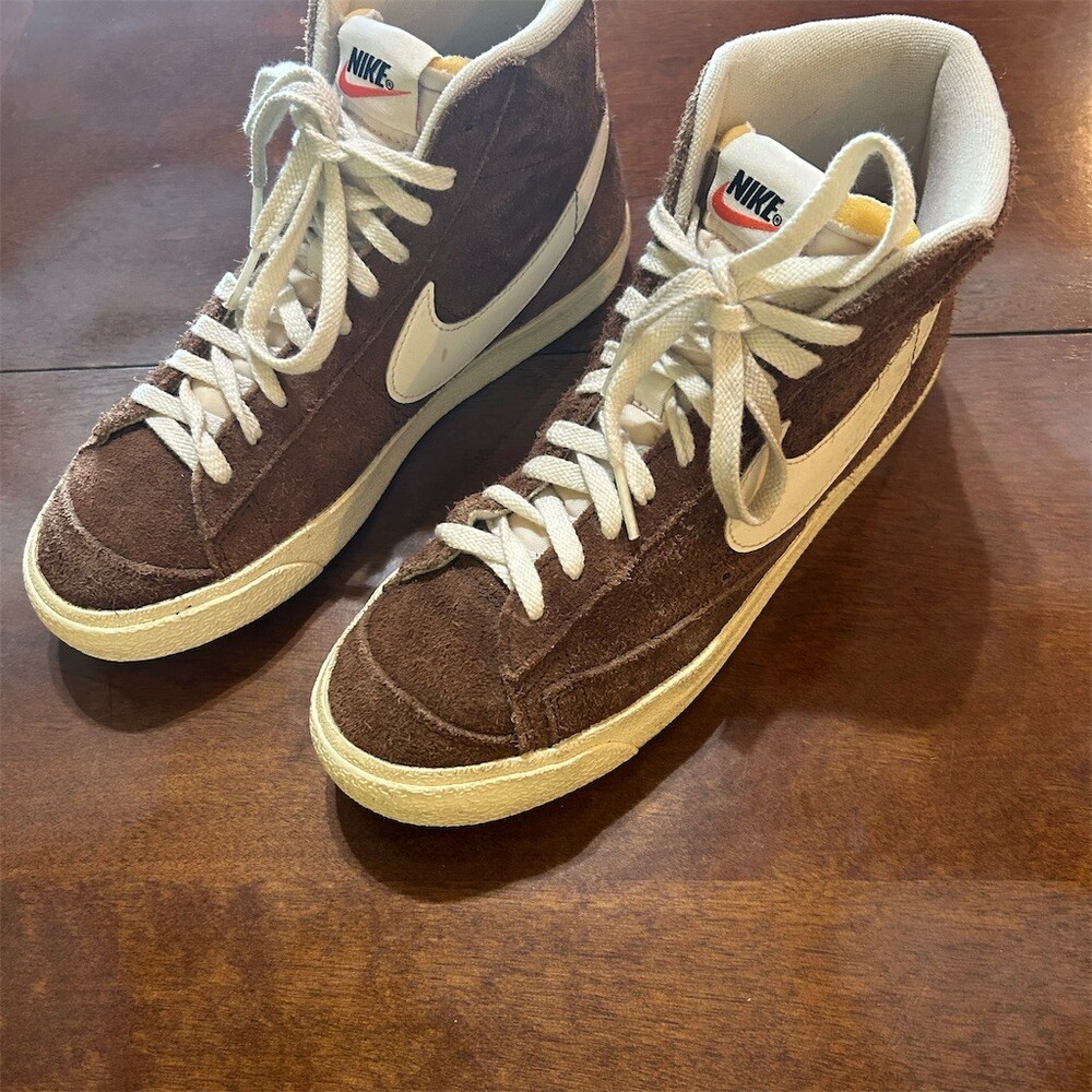 Nike Blazer Mid '77 Vintage Womens Sneakers Brown Cacao Wow Size 7.5